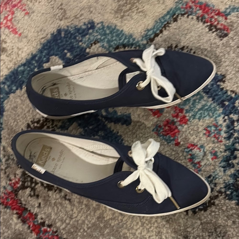 Keds Women's Dark Blue Canvas Sneakers
